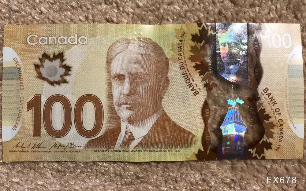 美元兑加元小幅走高，加拿大疲软数据支撑降息预期(图1)